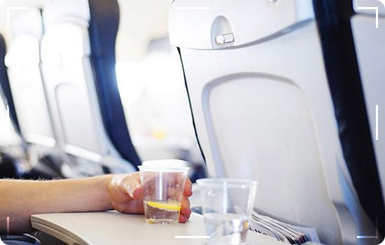 Stay Hydrated On The Plane