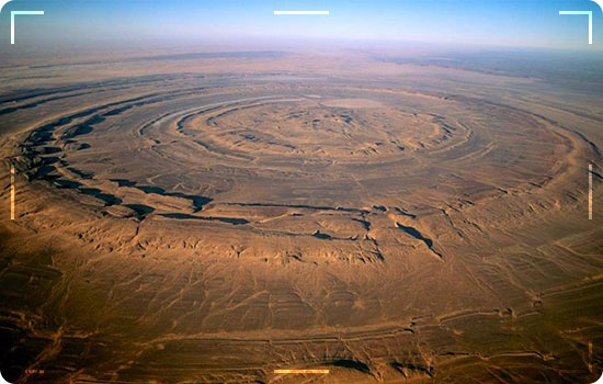 Richat structure in Mauritania