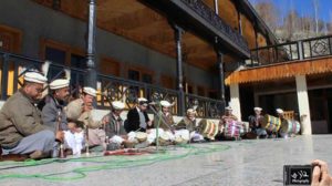 Music played by performers in Hunza Embassy Hotel karimabad