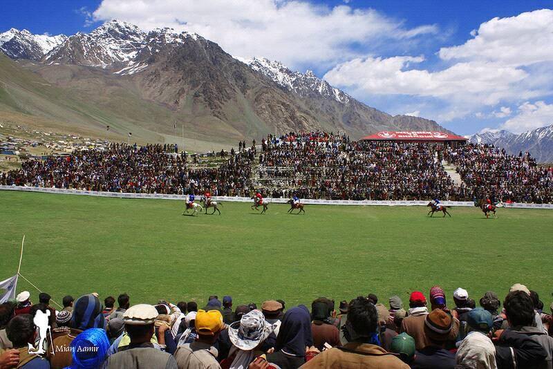 Spectators in Shandur Polo Ground
