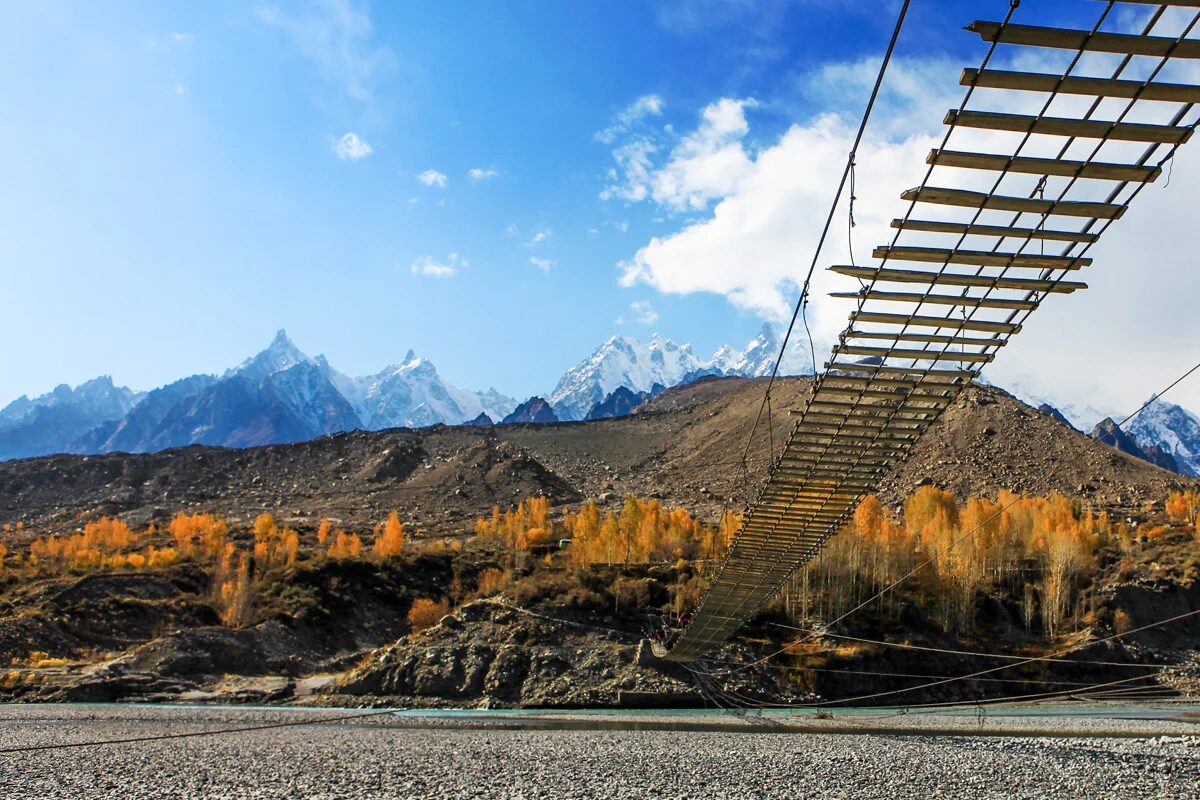 Top Places To Visit in Hunza Valley - Hussaini Suspension Bridge - Pakistan Tour n Travel