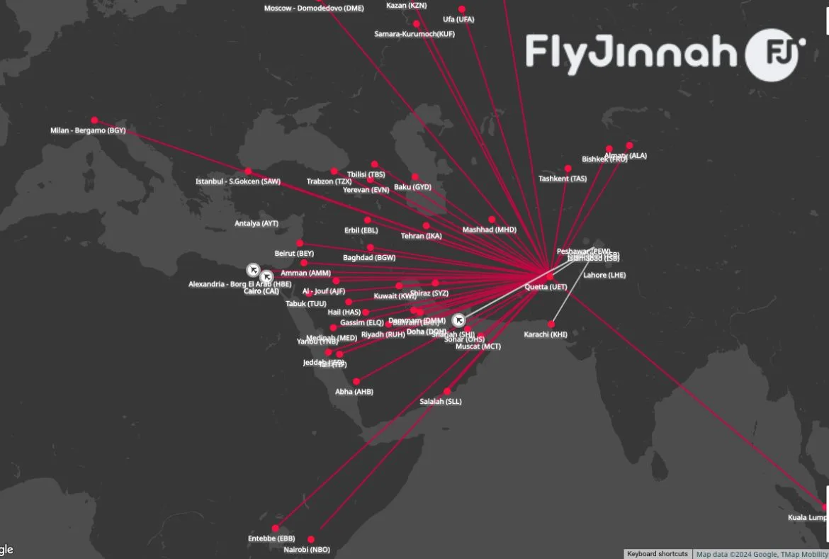 Pakistan Airlines: FlyJinnah