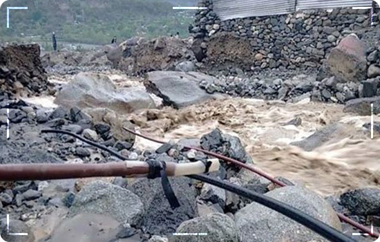 Cloudburst Causes Flash Flood Landslides In Neelum Valley