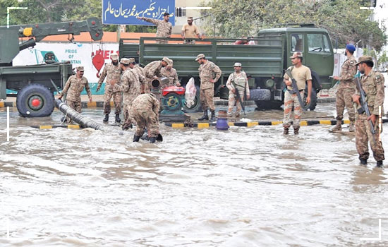 Due To Heavy Rainfall in Karachi Image 3