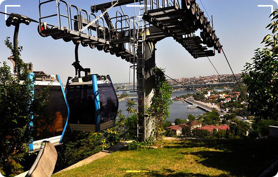 Automotive cable car in Istanbul