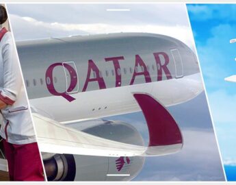 COVID-19 Vaccinated Qatar Airways First Flight Takes Off