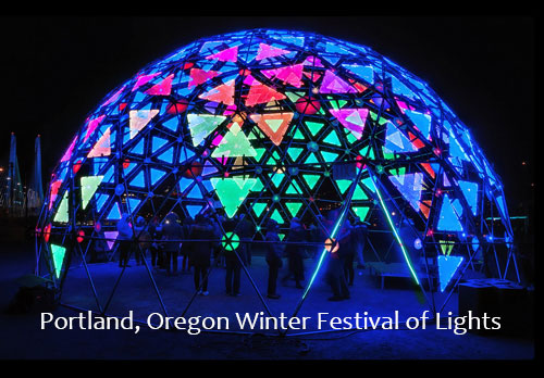 Portland, Oregon Winter Festival of Lights