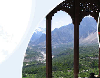 Scenic mountain peaks on a 7-day Hunza Valley itinerary via Naran