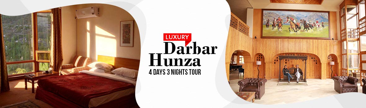 Grab Darbar Hunza 4Days 3Nights Tour that showcases rich history of karimabad with access to Baltit Fort, Altit Fort and bazar on walking distance.