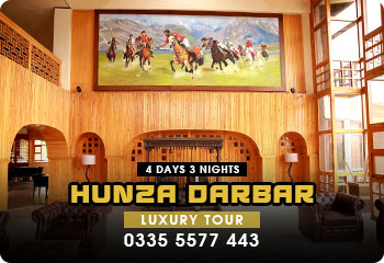 All new Hunza Darbar Hotel 4Days Tour by Air