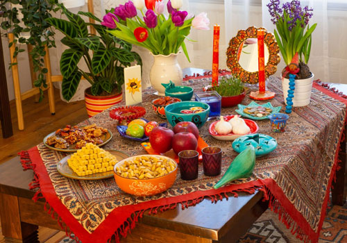 Nowruz Celebrations; Things You Need To Know About Nowruz Pakistan: Nowruz Table for a family gathering 