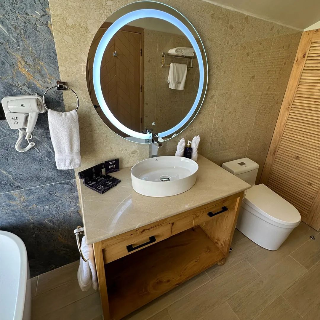 Luxury Modern Bathroom in Khoj Resort for visitors