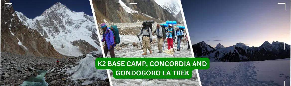 K2 BASE CAMP TOUR, CONCORDIA AND GONDOGORO LA TREK