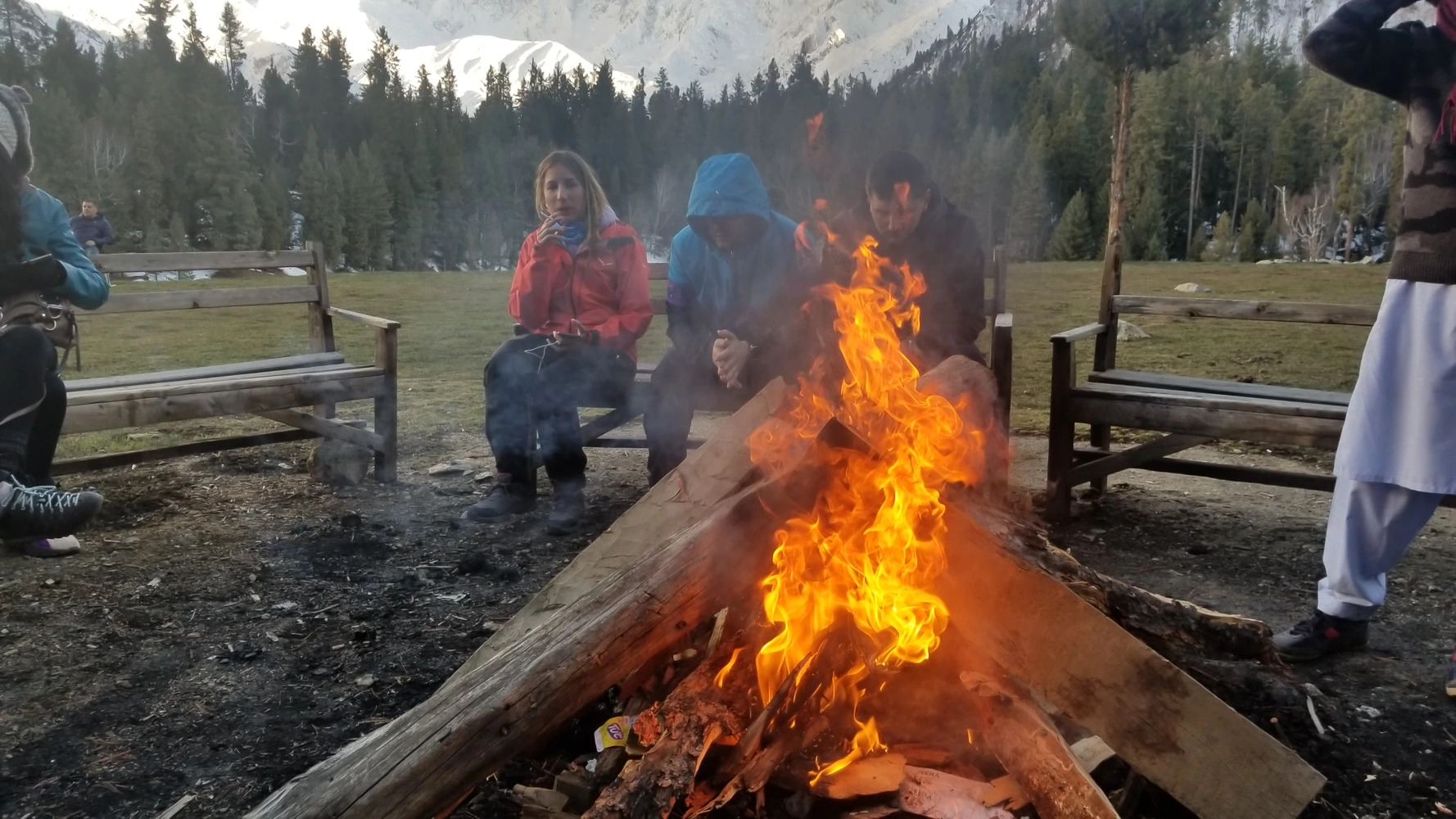 bonefire included in Fairy Meadows tour packages