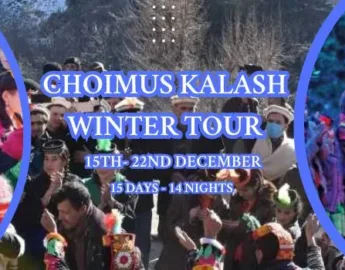 Choimus Kalash Winter Tour. Book this 15 days tour to kalash valley and enjoy the best time of your life.