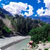 Kalam Valley lush green mountains river Swat