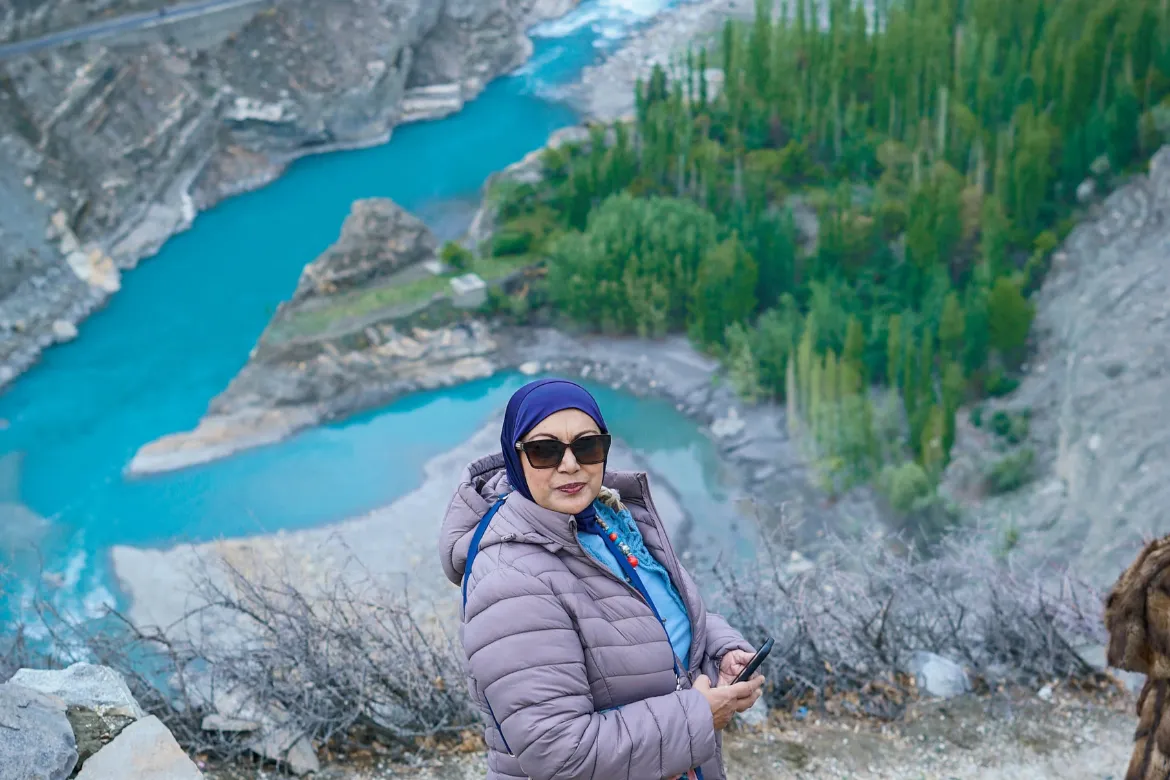 Hunza river view from Altit Fort - Altit Fort- must visit places in Hunza -