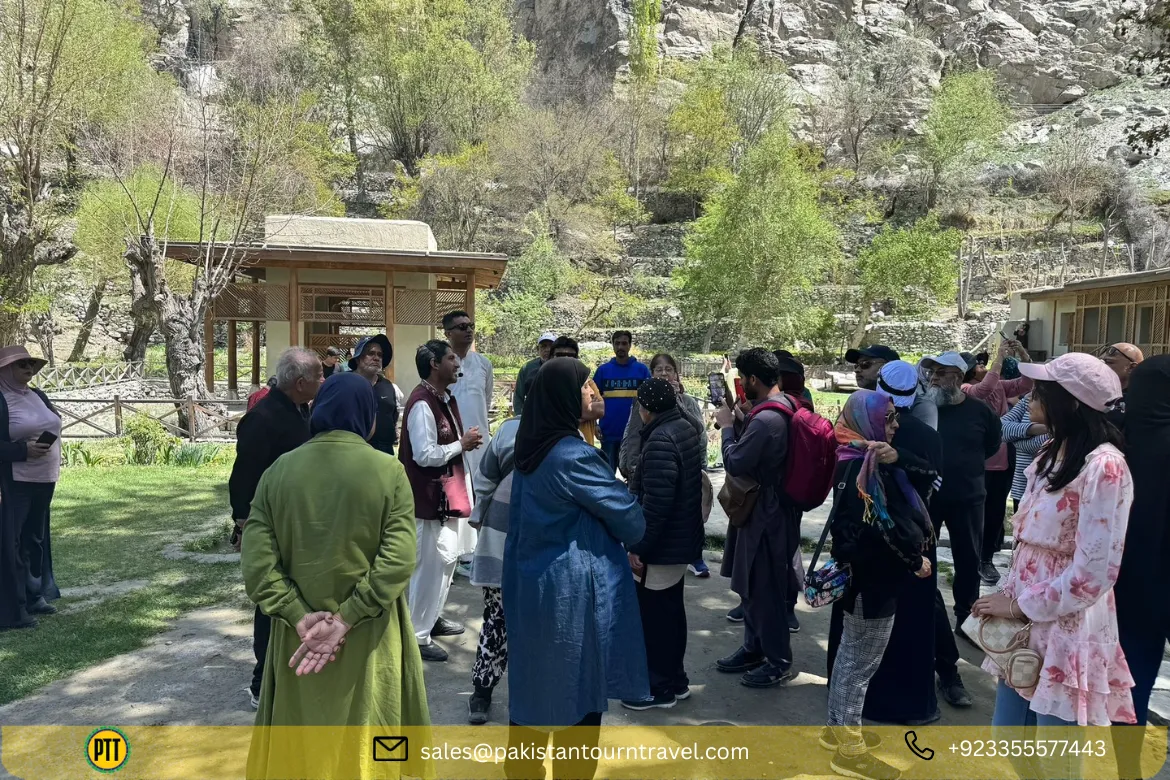 Tourist enjoying their time in Shigar Palace, a place that should never be miss. 