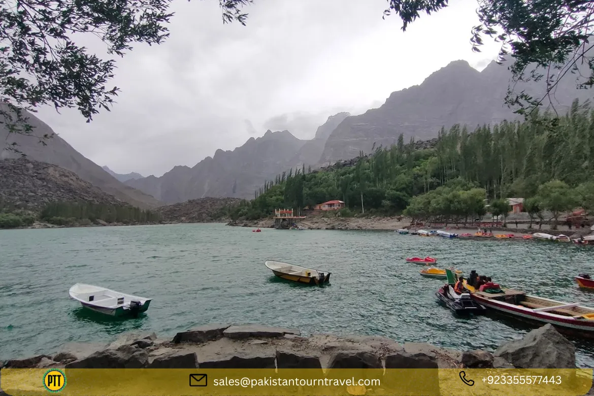 Latest picture of Upper kachura lake, a lake that is a must visit place in skardu tour, tourist love to visit and spend time here 