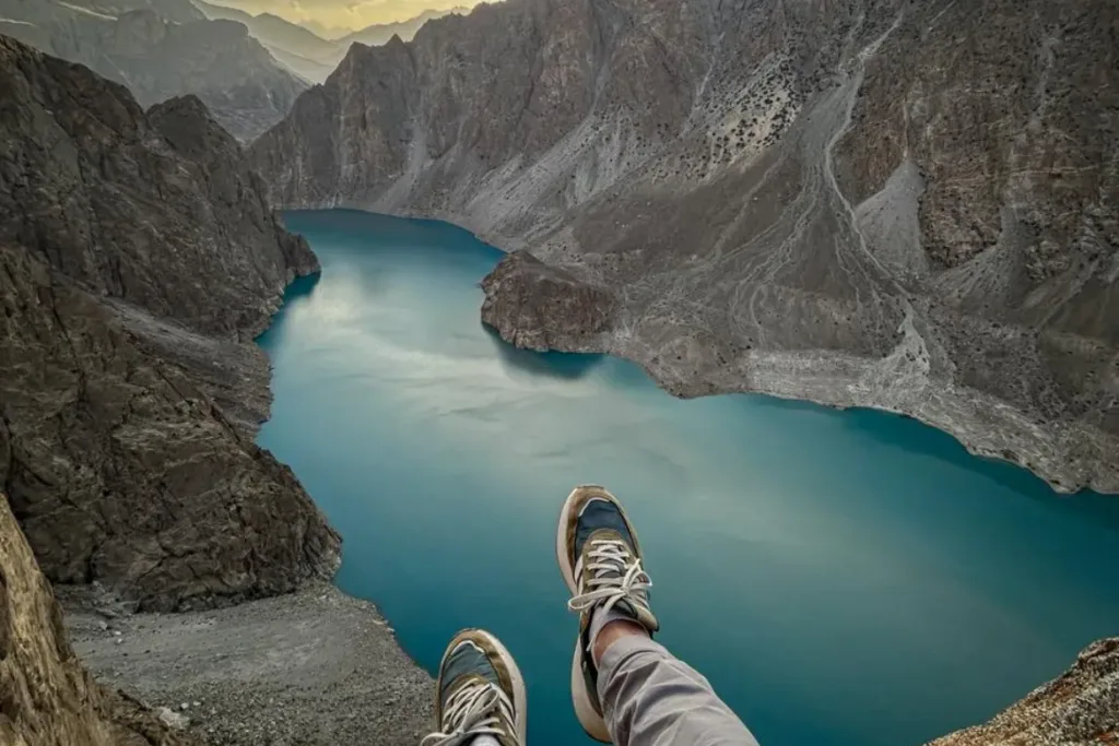 Attabad lake, a blue water lake, famous for its beauty is top hunza attraction