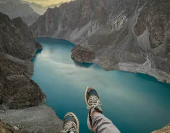Attabad lake, a blue water lake, famous for its beauty is top hunza attraction