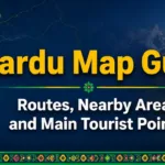 here is the complete Skardu Map Guide, you will find Routes, Areas & Tourist Points each route is perfectly explained