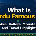 do you know What Is Skardu Famous For? its because of colorful Lakes, Valleys, majestic Mountains, and more - book your tour to skardu now to see these beautiful places yourself