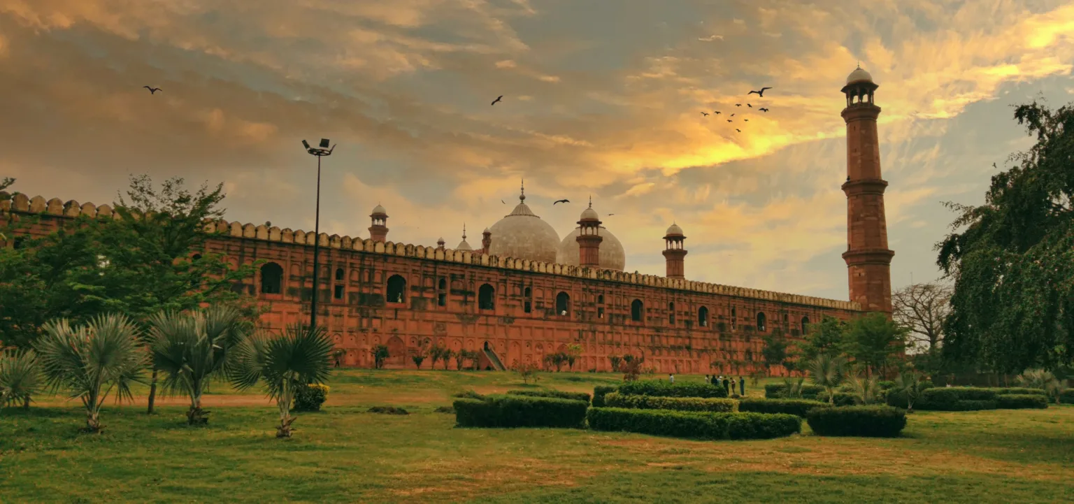 Beautiful panoramic scenic overview of historical Lahore Tourist Places to visit