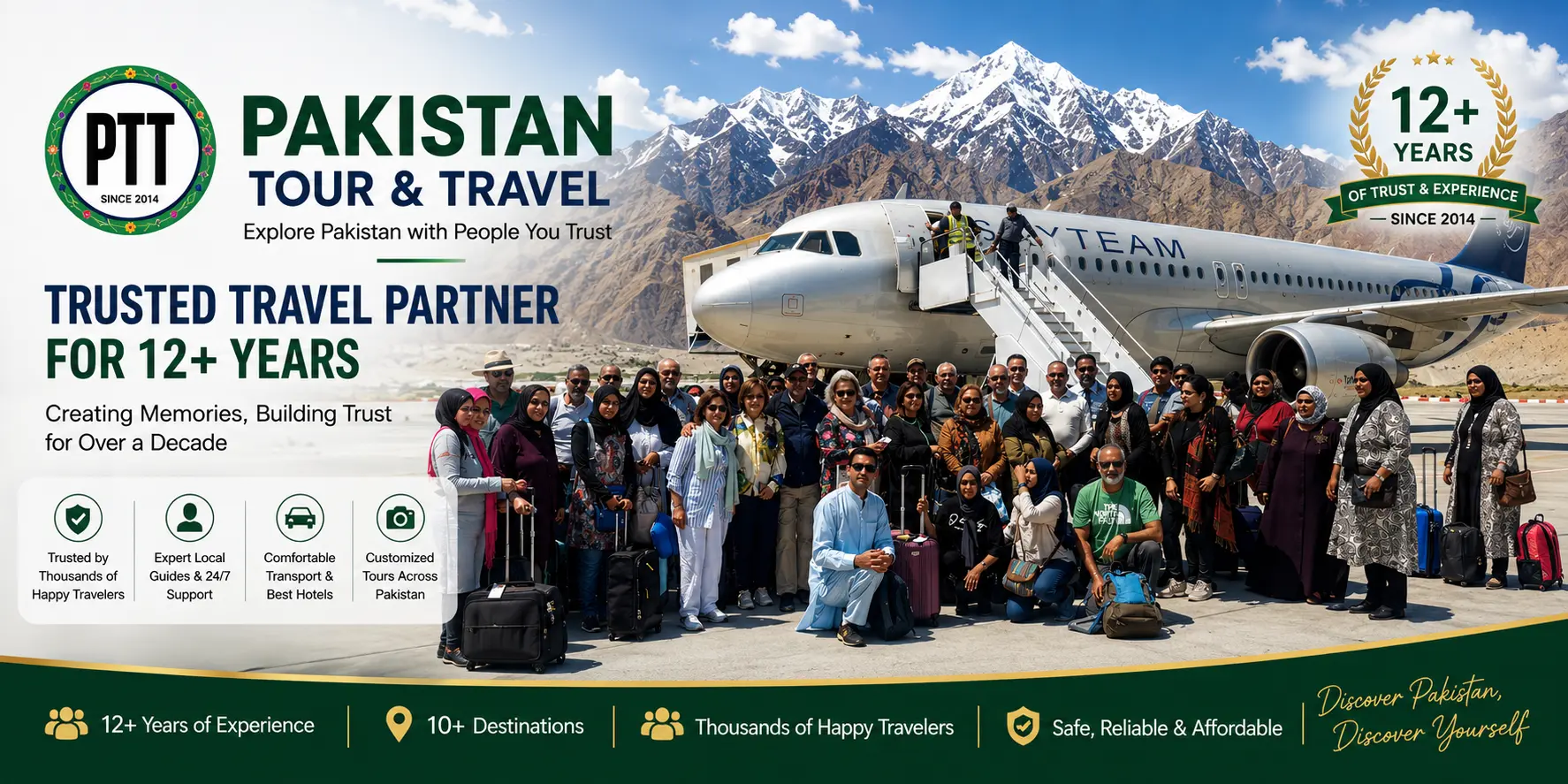 PTT Pakistan Tour and Travel Group Tour at Skardu Airport Pakistan Tour and Travel group tour at Skardu Airport – trusted travel company since 2014
