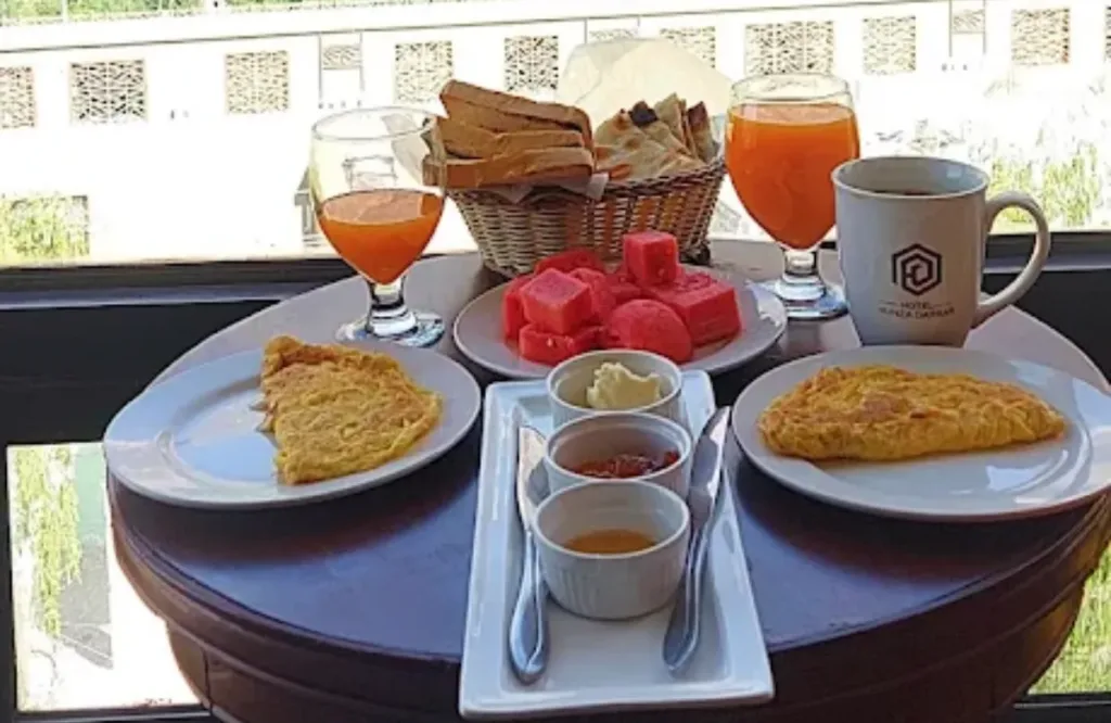 Hunza Darbar Hotel 7 delicious breakfast serving at darbar hotel