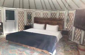 Osho Thang Hotel also offers private Yurts, that is the best way to have a peaceful time away from home