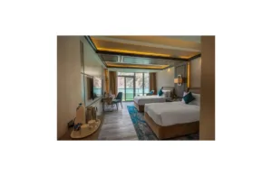A standard twin bedroom comes with all the premium services