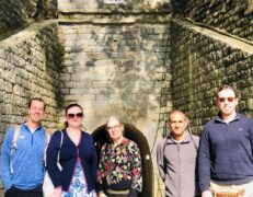 Foreign Family Ayubia Motto Tunnel Tour Foreign family enjoying a tour at the historic Motto Tunnel in Ayubia with Pakistan Tour & Travel