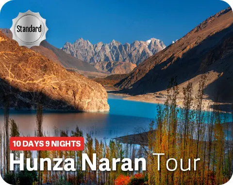 10-day Naran and Hunza Valley combined road tour package visiting Lake Saif ul Malook