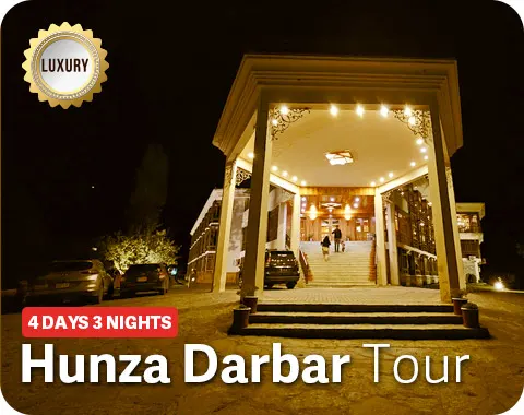 4-Day family tour package staying at Darbar Hotel Karimabad Hunza Valley