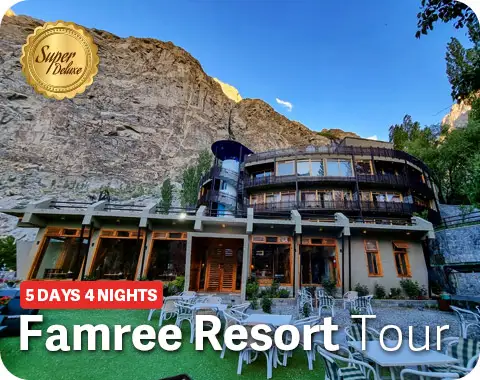 5-Day Hunza honeymoon and couple tour package with executive stay at Famree Resort