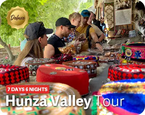 7-day Hunza Valley deluxe road tour package visiting Karimabad and Khunjerab Pass