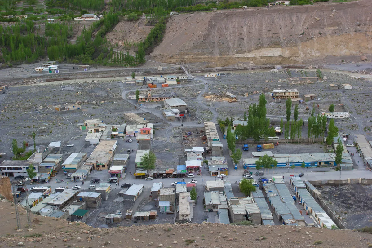 Border town market of Sost along the Karakoram Highway
