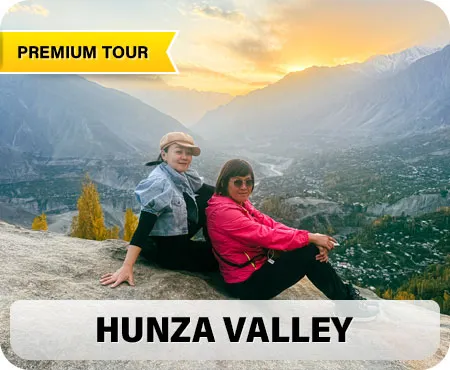 Hunza Valley Tour Packages 2026 Scenic view of Baltit Fort and Karakoram mountains in Hunza Valley