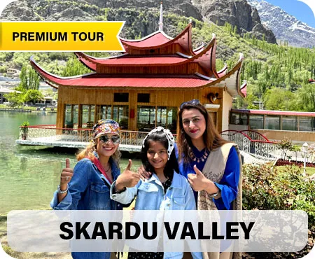 Skardu & Deosai Plains Tours 2026 Upper Kachura Lake surrounded by high Karakoram peaks in Skardu Baltistan